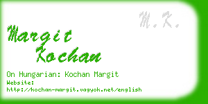 margit kochan business card